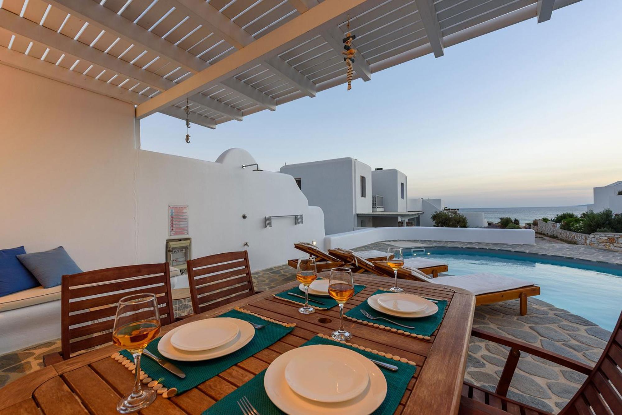 Helen Beach Front Luxury Villas Kastraki  Екстер'єр фото