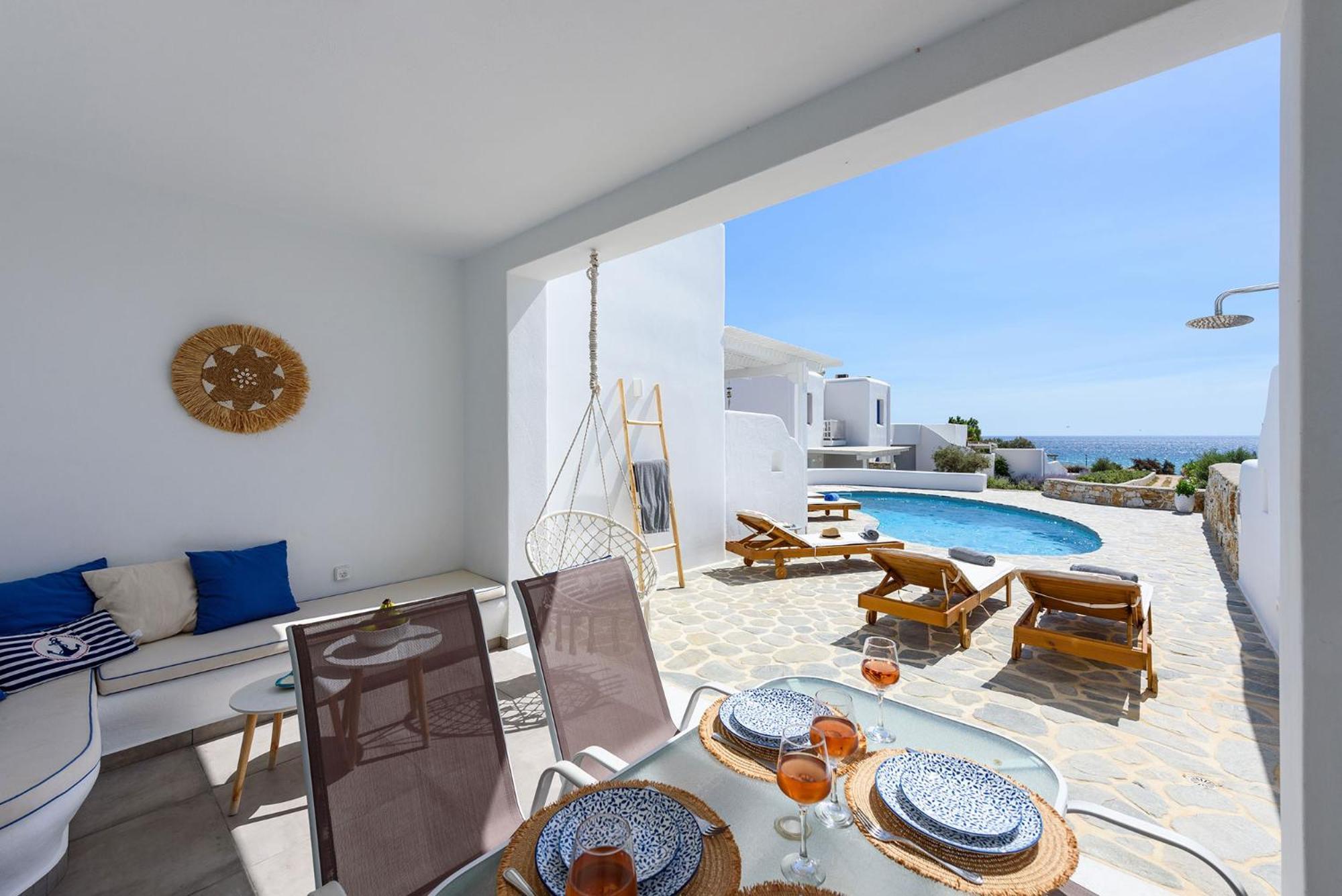 Helen Beach Front Luxury Villas Kastraki  Екстер'єр фото