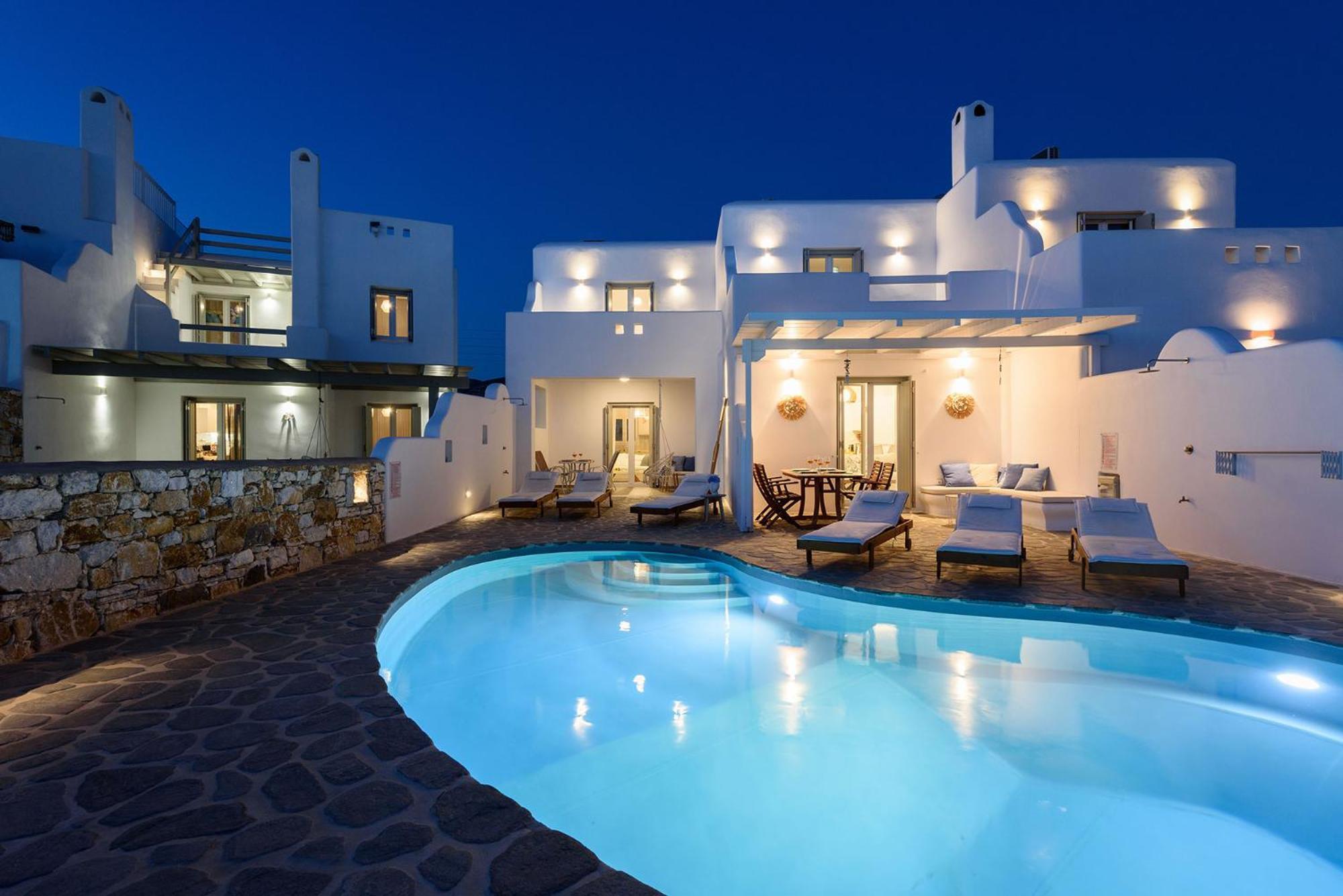 Helen Beach Front Luxury Villas Kastraki  Екстер'єр фото