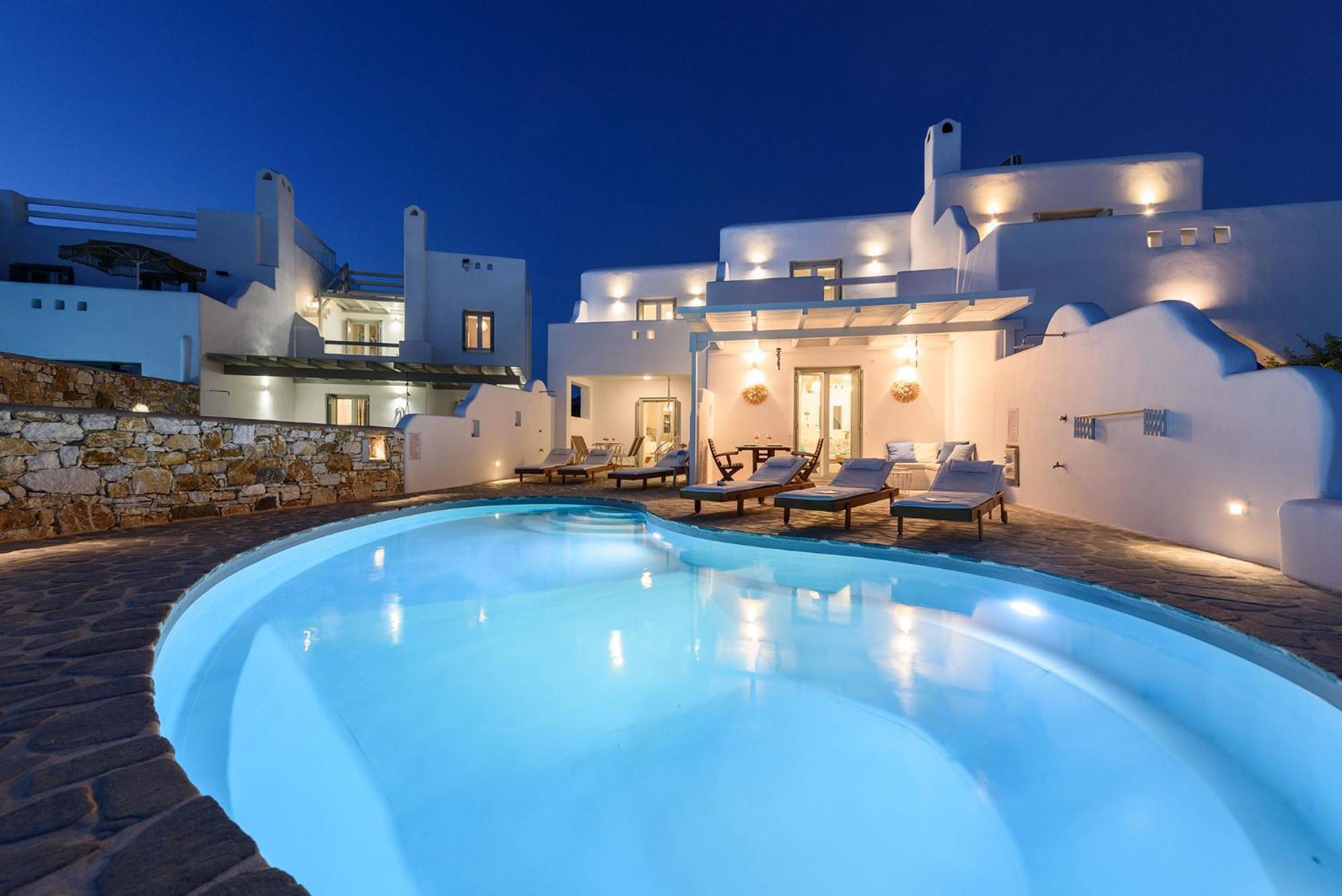 Helen Beach Front Luxury Villas Kastraki  Екстер'єр фото